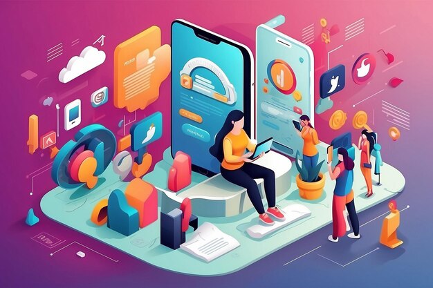 程序员的工作流程组 编码过程中的程序员 编程概念