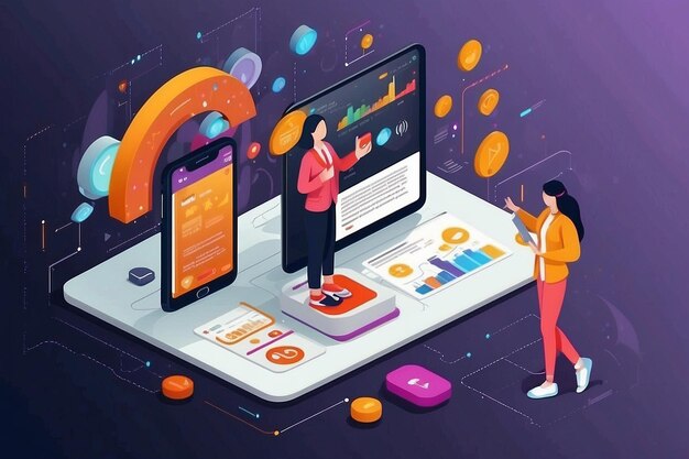 workflow group of programmers programmers in the coding process programming concept