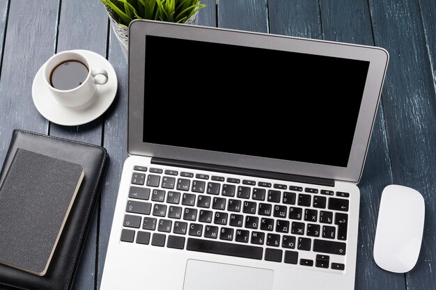 Working place wooden table