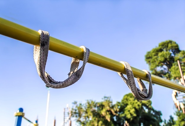 Workout buiten in het park