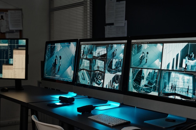 workplace of absent security guard