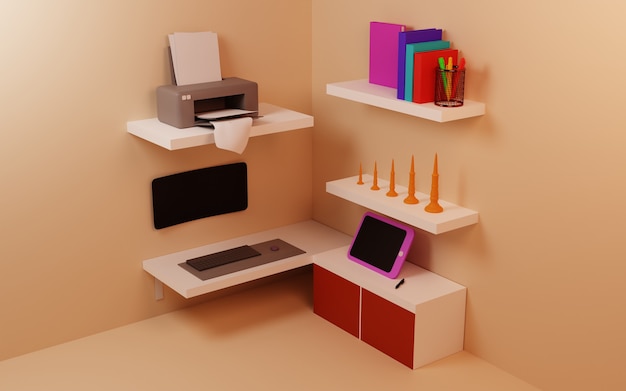 workspace 3d rendering