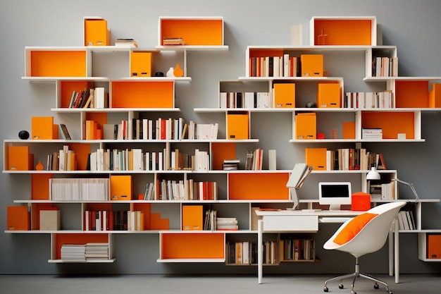 Workspace Wonders Modern Office Shelf Inspiration