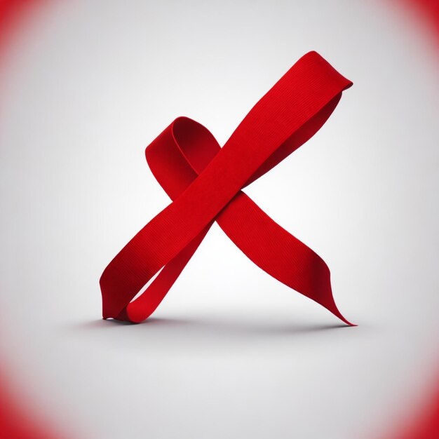 Photo world aids day banner hd red ribbon aids