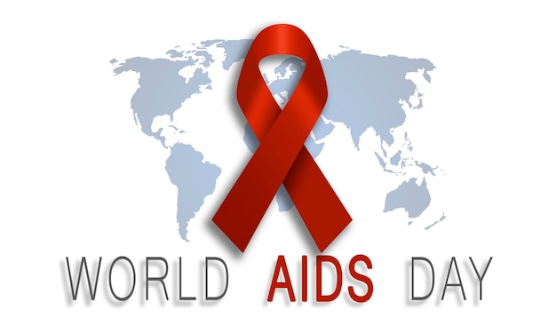 세계 에이즈의 날 건강 개념