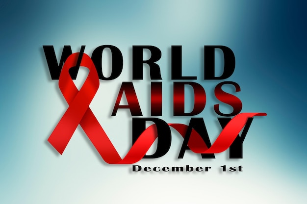 Photo world aids day health concept