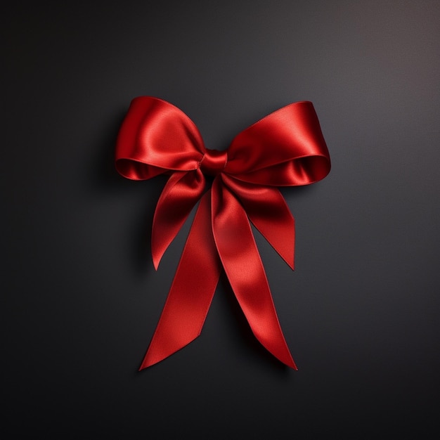 World aids day and national AIDS thalassemia awareness month with red ribbon on black background