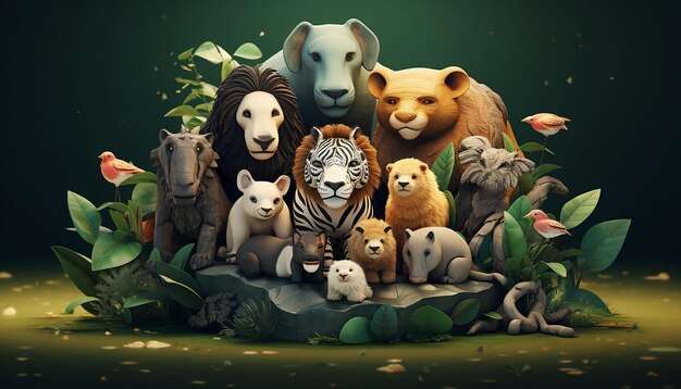 Всемирный день животных художественное исследование очаровательное