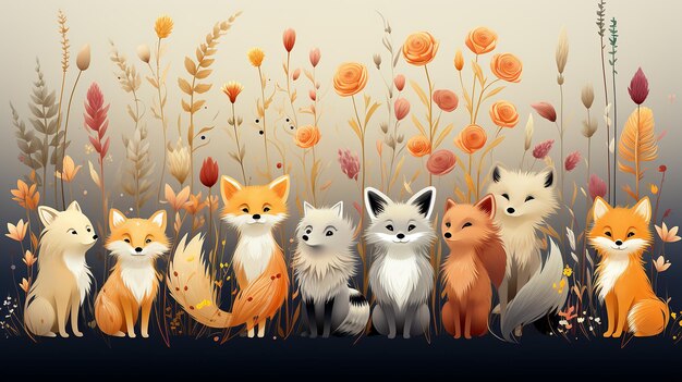 World Animal Day Artistic Explorations Captivating fox