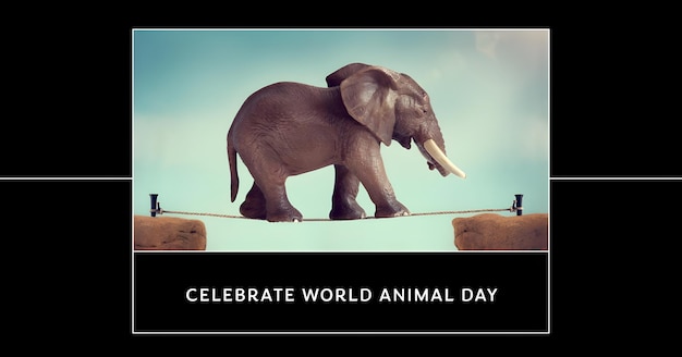 World Animal day poster