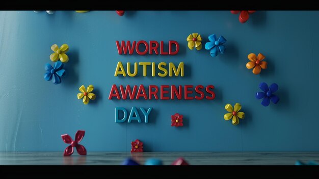 Photo world autism awareness day ai