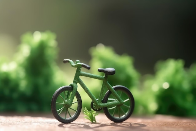 World bicycle day background with copy space Eco friendly AI