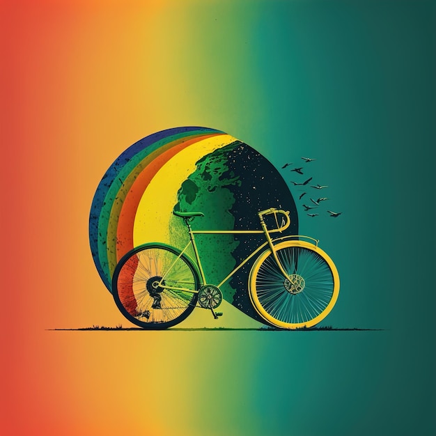 World Bicycle Day Go Green Save Environmentx9