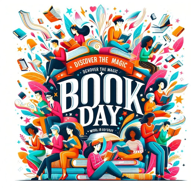 Фоновое изображение Всемирного дня книги