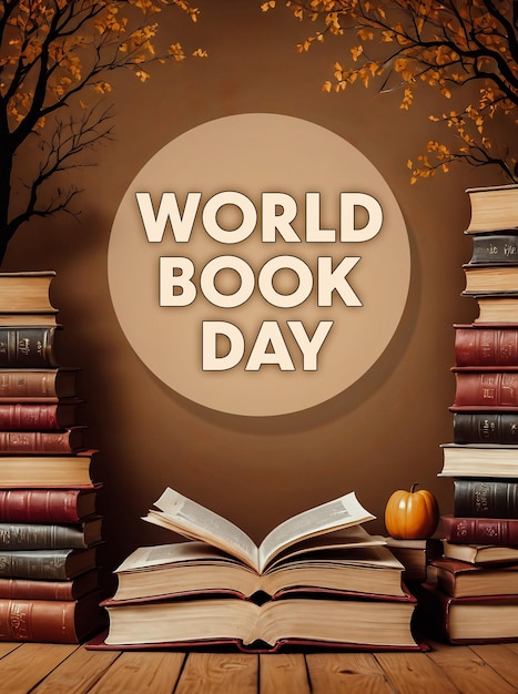 Foto concetto di giornata mondiale del libro sfondo del libro copyspace