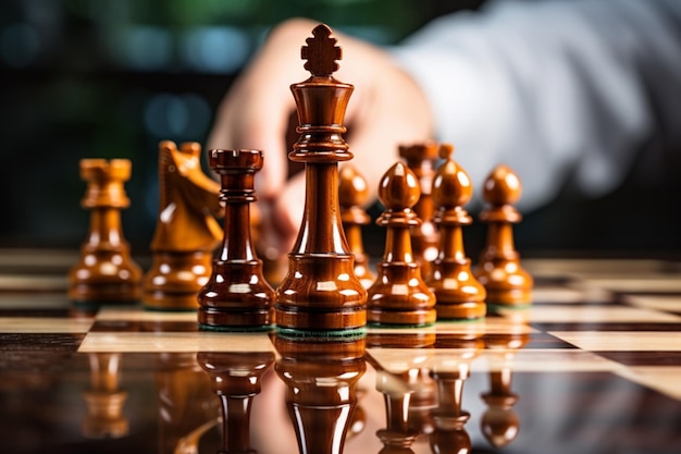 In the world of business, a chess piece symbolizes strategic financial  decisions Vertical Mobile Wallpaper AI Generated 31596906 Stock Photo at  Vecteezy