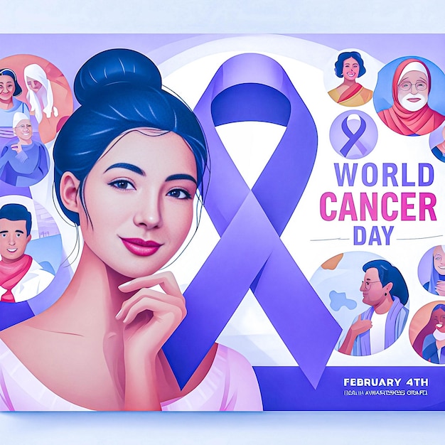Photo world cancer day celebrating the lives of brave warriors 4th february