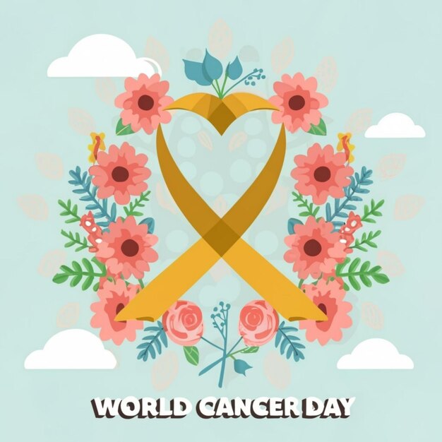 写真 世界がんデー (world cancer day) は毎年2月4日がんに関する意識を高めるために開催される