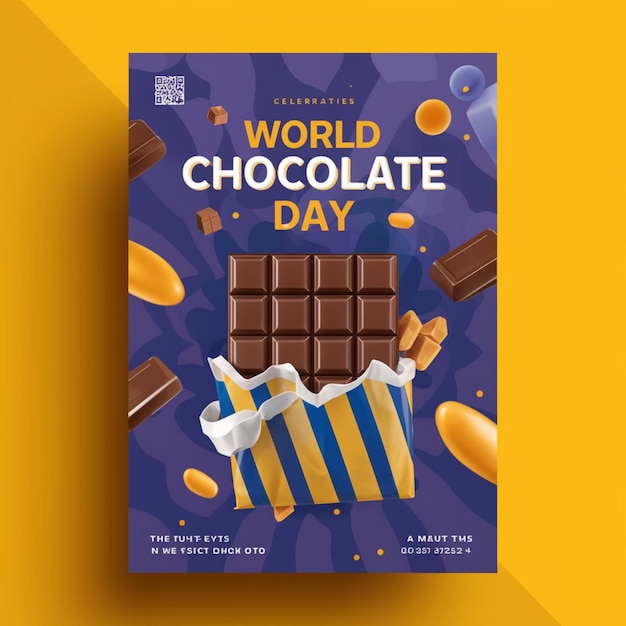 World Chocolate Day Celebration Poster Design