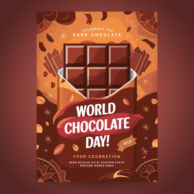 World Chocolate Day Celebration Poster Design