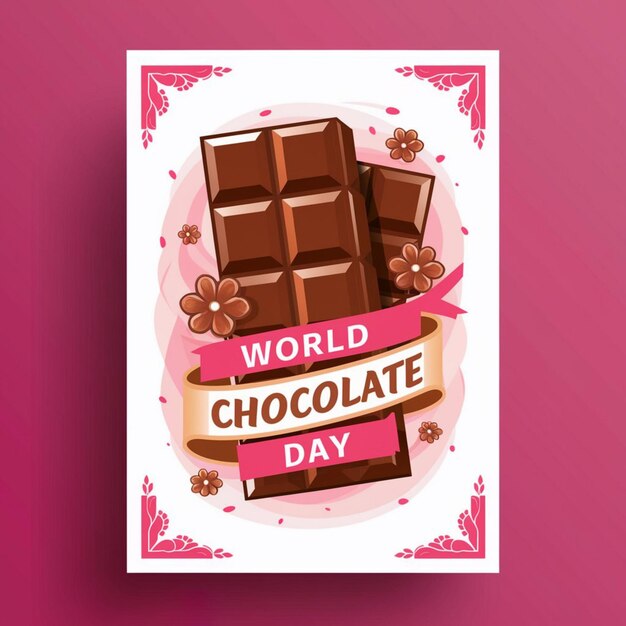 World Chocolate Day Celebration Poster Design