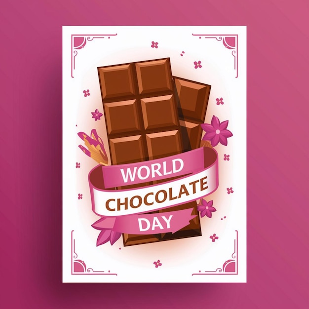 World Chocolate Day Celebration Poster Design