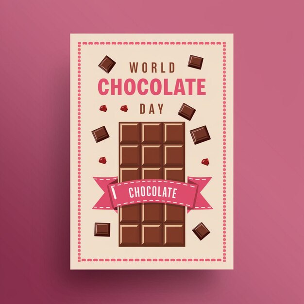 World Chocolate Day Celebration Poster Design