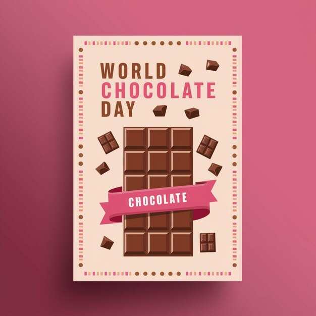 World Chocolate Day Celebration Poster Design