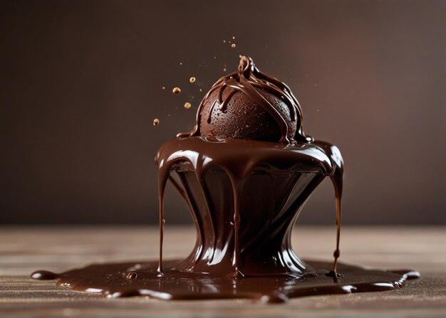 Photo world chocolate day chocolate images banner design generative ai