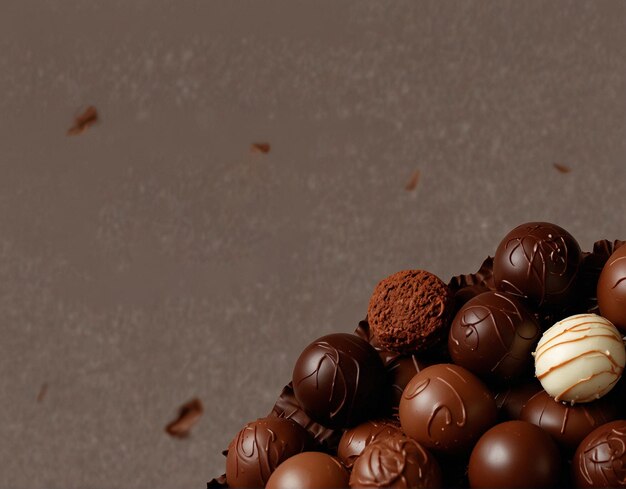 World Chocolate Day chocolate images banner design Generative ai