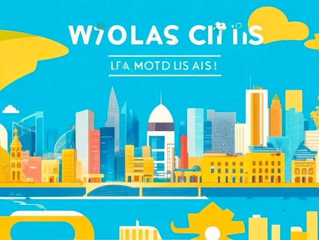 World cities day banner