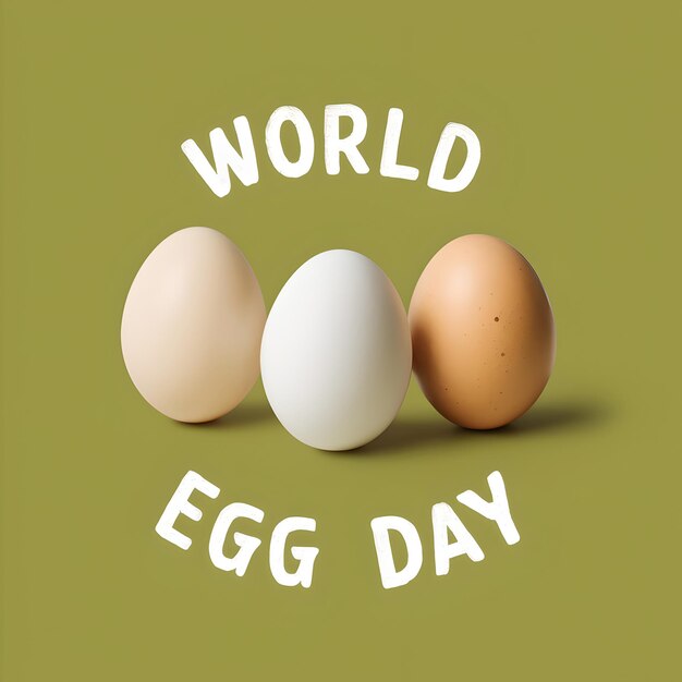 Photo world egg day poster