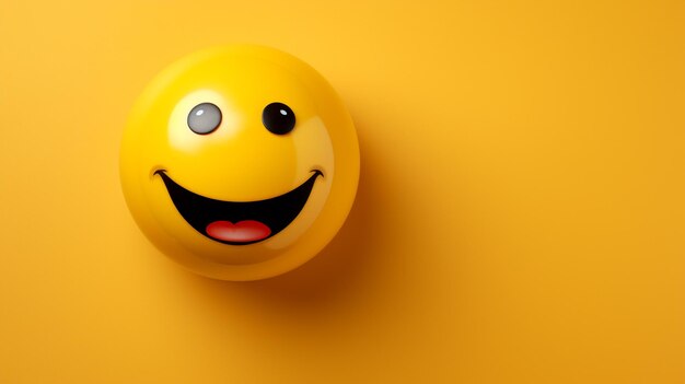 World emoji day a yellow background with a smiling face and a yellow background with a smiley face