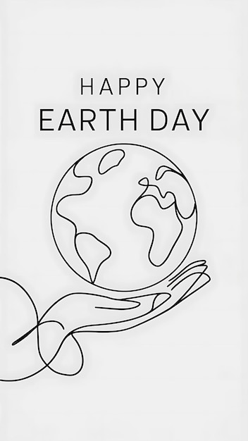 写真 世界環境と地球の日ベクトル イラストデザインの背景