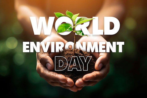 Всемирный день окружающей среды коллаж deisgn