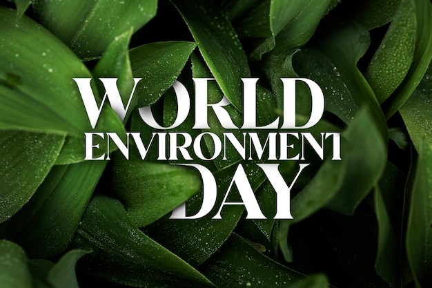 Photo world environment day collage deisgn