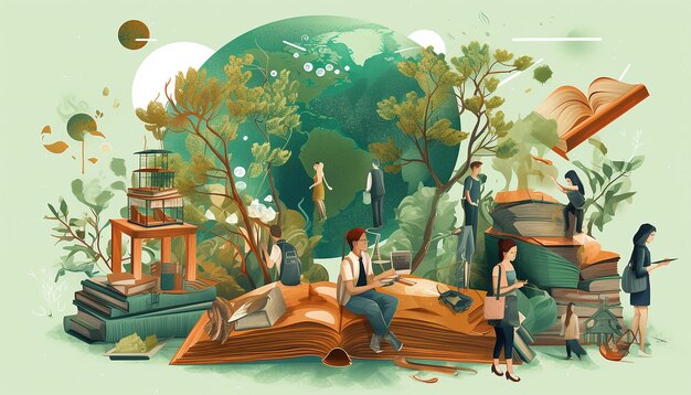 world environment day illustration