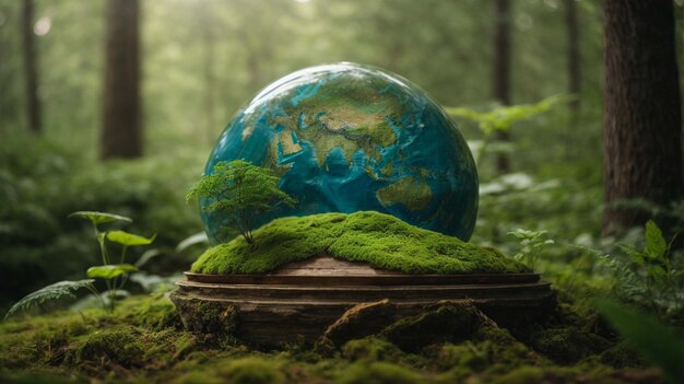 Foto giornata mondiale dell'ambiente importanza della protezione della natura concetto dell'ambiente giornata mondiale della terra