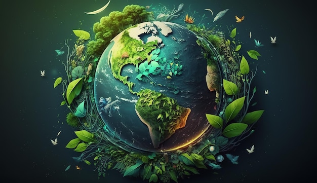 World Environment Day Importance of protecting nature Environment World Earth Day Generative Ai