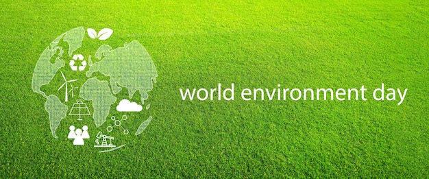 World environment day World environment and sustainable development concept