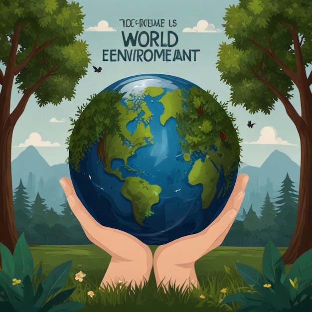 World environment and earth day Illustrations