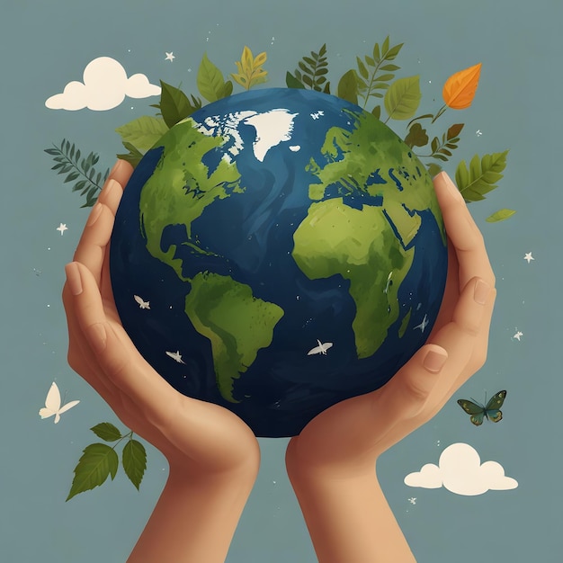 World environment and earth day Illustrations