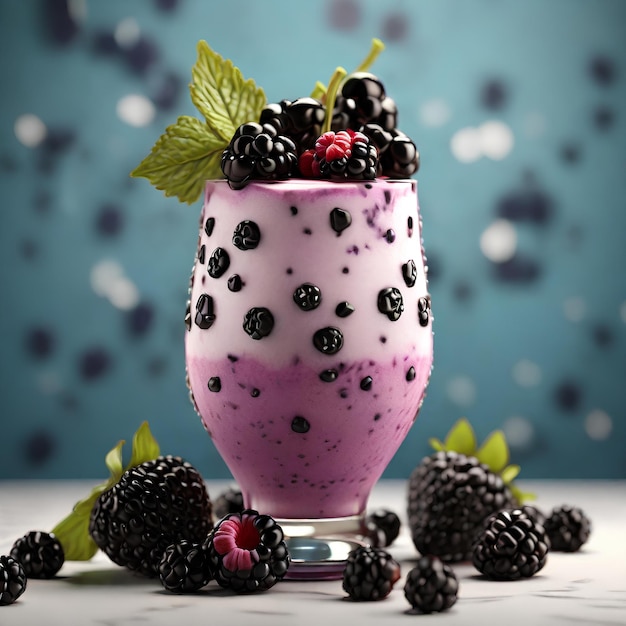 a world of flavor with a stunning smoothie