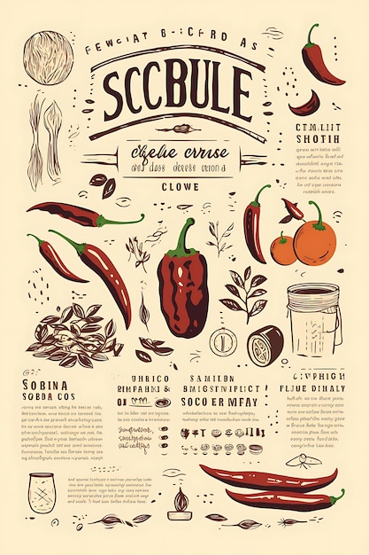 World of food collection colorful handdrawn images and highly applicable