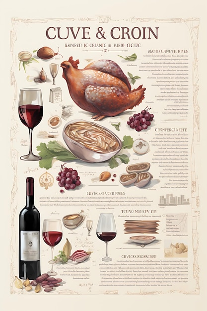 Photo world of food collection colorful handdrawn images and highly applicable