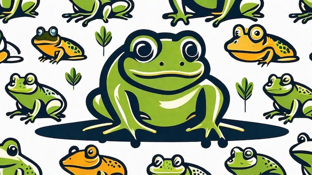 Photo the world of frogs and amphibians