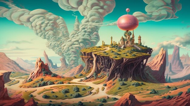 Planet Vegeta  Scenery, World of fantasy, Anime scenery