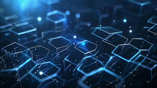 world futuristic high tech corporate business technology background