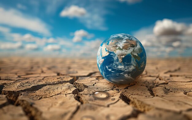 a world globe with the earth in the background and the earth in the middle