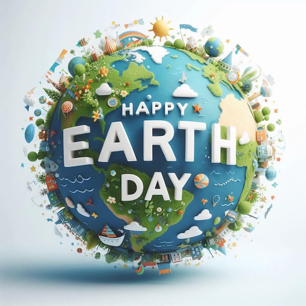 World happy earth day